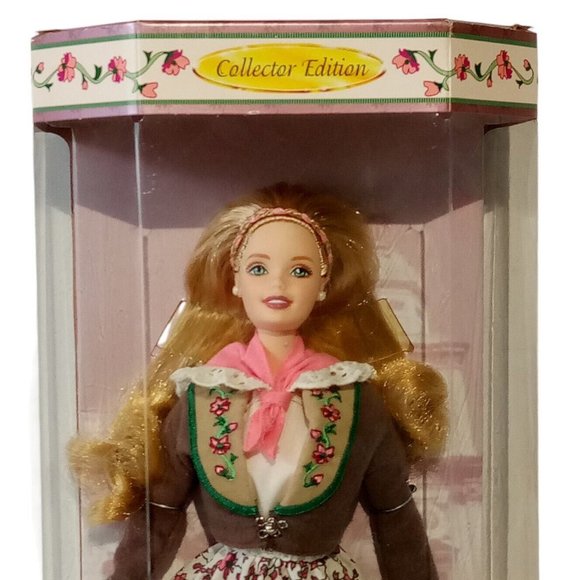 Austrian Barbie Dolls of the World Collector Edition #21553 Vintage 1998 NRFB - Picture 2 of 10
